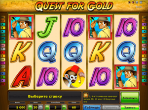 Quest For Gold на Maxbet